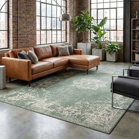 Vintage vloerkleed - Wonder Groen